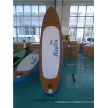 Wood Color Soft Surfboard Paddle Board